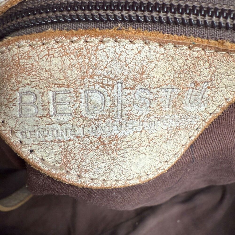 Bed Stu Tan Leather Tote with Studded Accents - Picture 7 of 16
